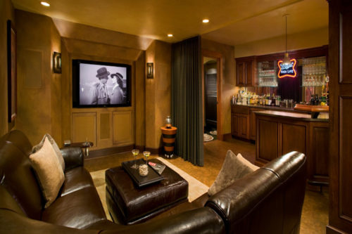 Curtain-design-ideas-basement-traditional-with-home-bar-sectional-mirrored-backsplash-4